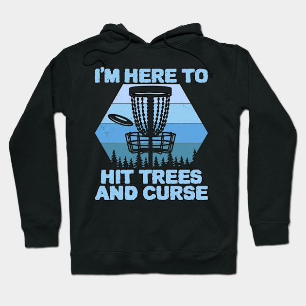 Disc Golf Disc Golfer Flying Disc Basket Bag Frolf Hoodie by Tom´s TeeStore